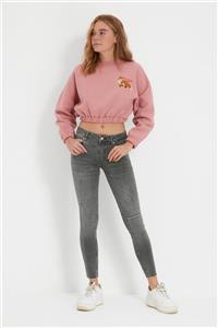 TRENDYOLMİLLA Antrasit  Normal Bel Skinny Jeans TWOAW22JE1588