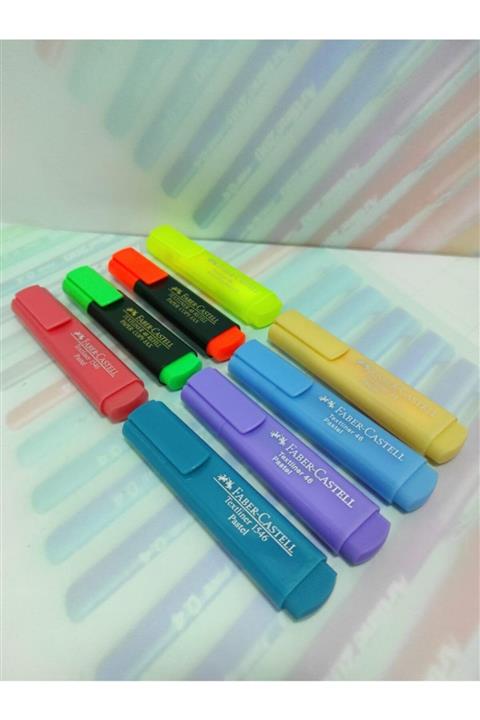 Faber Castell 8 Li Fosforlu Kalem Seti