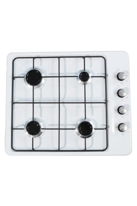 ERATO 4 Dört Gözlü Set Üstü Ocak Doğalgaz Uyumlu Beyaz