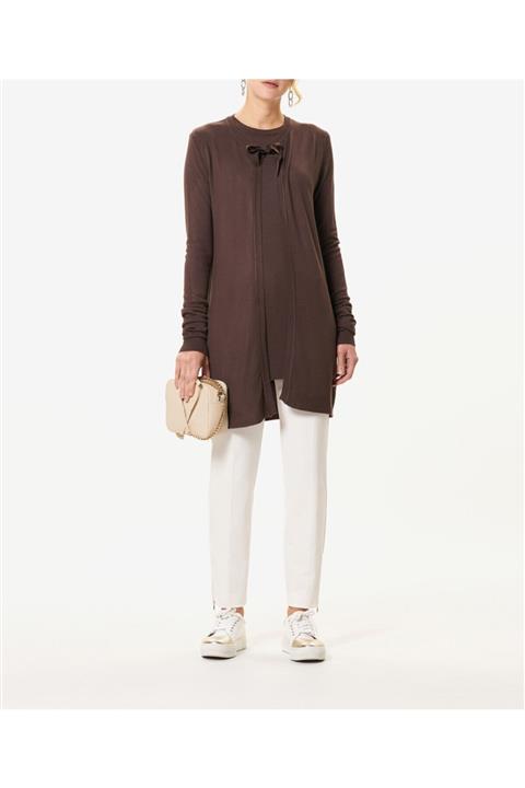 Aker Grogrenli Haki Triko Hırka 1287