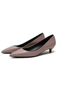 Picky Rose , Gül Kurusu Renk 3cm Topuk Stiletto