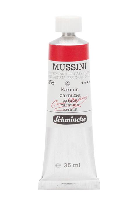 Schmincke Mussini Yağlı Boya 35ml. Seri 4 N:358 Carmine 13962