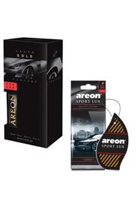 Areon Perfume 50ml Gold + Sport Lux Gold