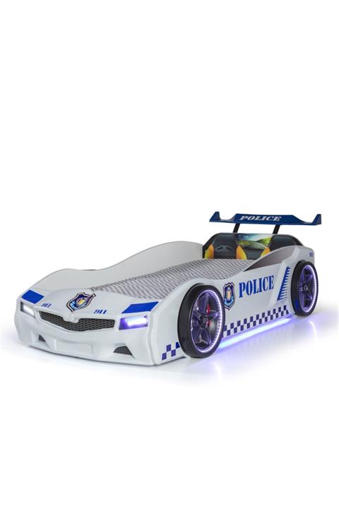 Ferramini Polis Arabalı Yatak Full Ledli