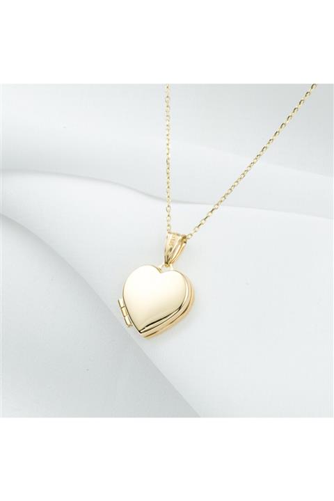 Bilezikci Kalpli 14 Ayar Altın Isimlik Kolye