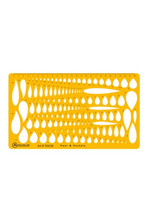 Artscholar Takı/Tasarım Damla Şablonu- (tak38)