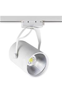 ALFALED 20w Led Ray Spot Beyaz Kasa Beyaz Işık - 6500k