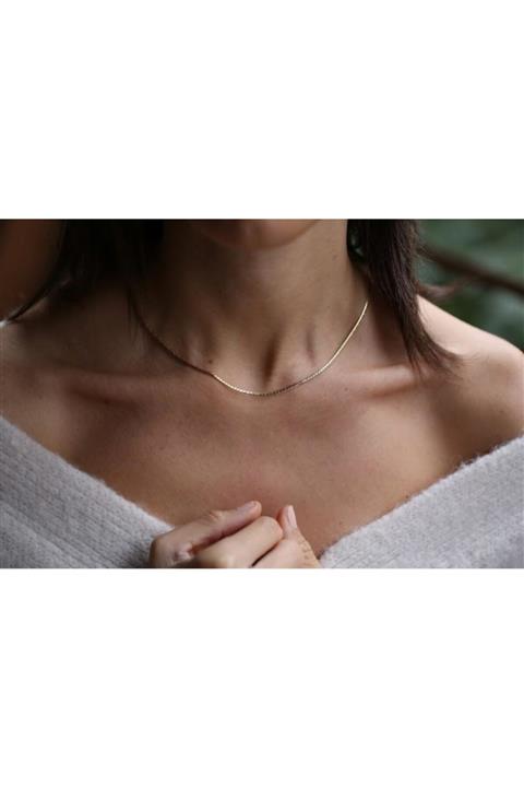 Reis Kuyumculuk Kadın Sarı Mini Pars Kolye