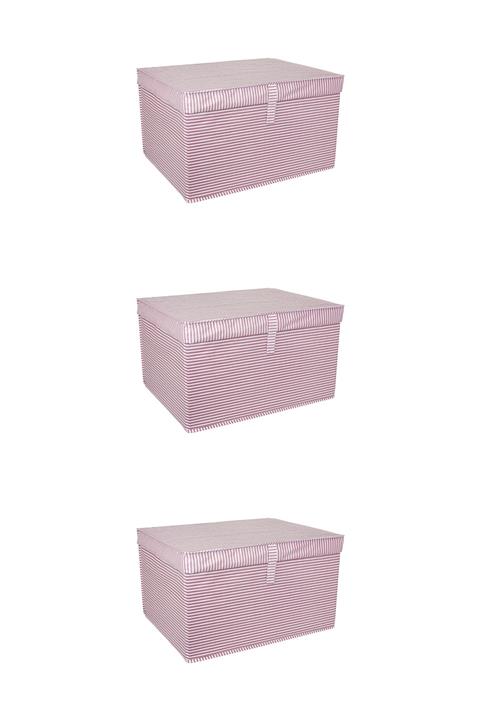 ALAS 3'lü Çok Amaçlı Kutu Seti Maxi (50x40x30cm) Yeni Sezon Nano Teknoloji Su Geçirmez Kumaş
