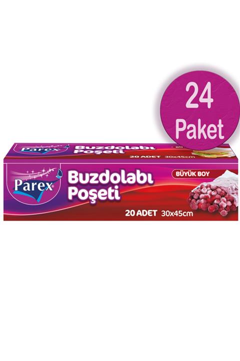 Parex Büyük Boy Buzdolabı Poşeti 24 Paket