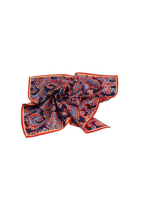 ROMASTER Parlement Renk Çiçek Desenli Mendil