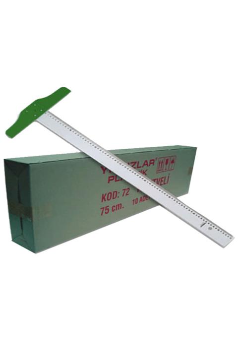 YILDIZLAR HOME Yıldızlar T Cetvel Plastik 75 Cm 72