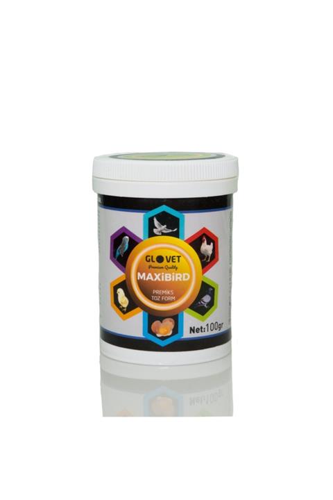 glovet Maxibird 100 Gr 1 Adet Premiks Vitamin Mineral Güvercin Civciv Tavuk Büyütme Besleme Yumurta Kuş