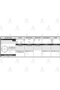TIK Piston Takım Cıty 1.4l 05-09 / 73.50mm / L13z1 / 0.50