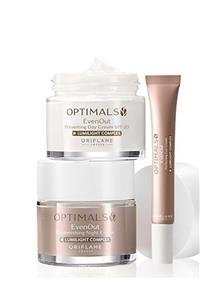 Oriflame Optimals Evenout Leke Önleyici Cilt Bakım Seti Gündüz Kremi+gece Kremi+göz Kremi