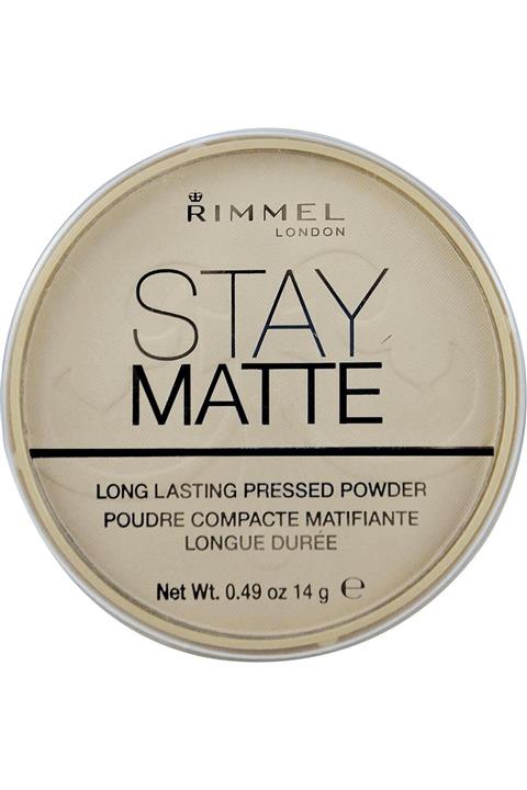 RIMMEL LONDON Stay Matte Transparan Pressed Pudra No 001