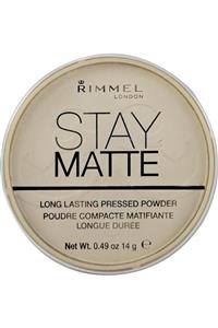 RIMMEL LONDON Stay Matte Transparan Pressed Pudra No 001