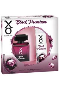 Xo Black Premium Edt 100 ml Kadın Parfüm Seti 8690605047948