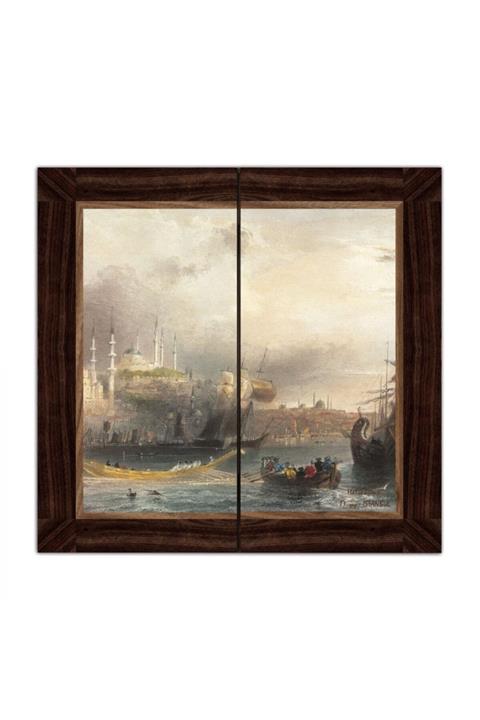 Star Okey Star Marka 7 Farklı Eski Istanbul Temalı Nostaljik Tavla