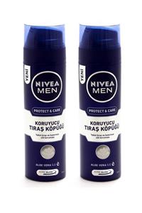 Nivea Tıraş Köpüğü Koruyucu 200 ml X 2 Adet