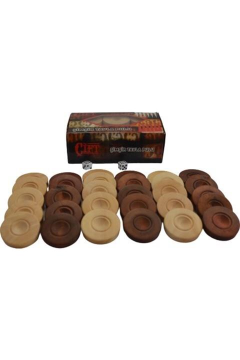 GENC DIJITAL BASKI Şimşir Tavla Pulu