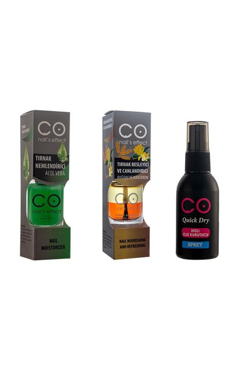 CO Nail's Effect Co Tırnak Nemlendirici - Tırnak Besleyici Canlandırıcı - Oje Kurutucu