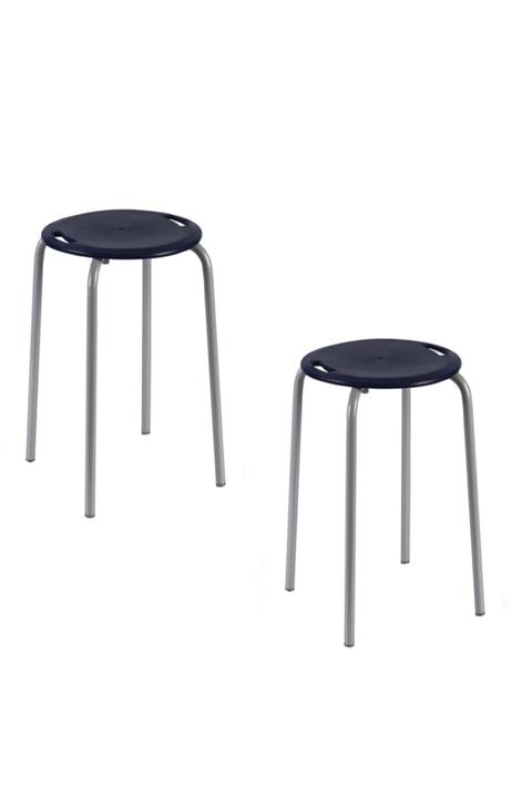 Prima Nova P.nova, Tabure Demir Lacivert 2'li