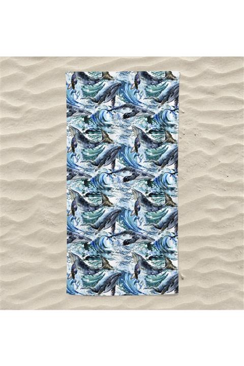 NİFFHOME Nıffhome Baskılı Plaj Havlusu 80x150 Cm-101