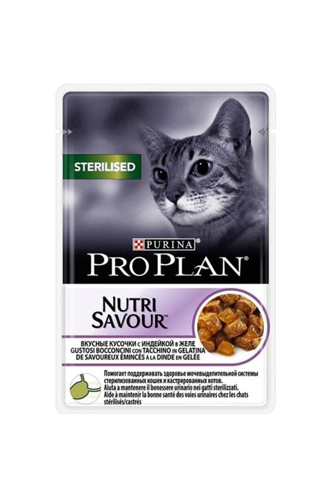 Proplan Sterilised Hindili Kısırlaştırılmış Kedi Jölesi Pouch 85 Gr