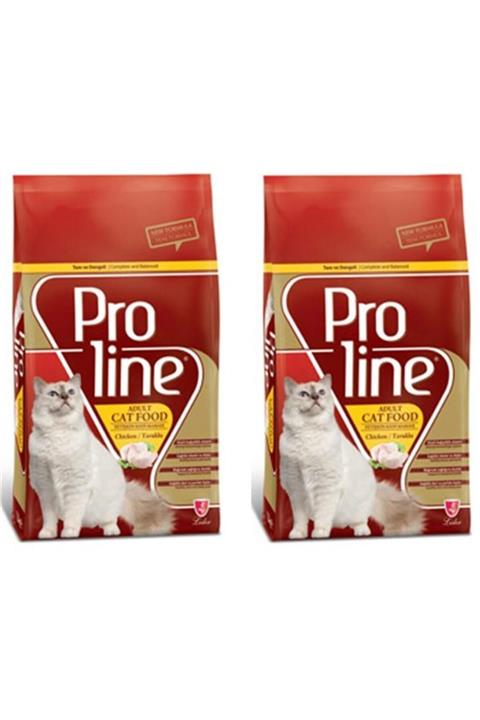 Pro Line Tavuklu Yetişkin Kedi Maması 1.5 Kg x 2 Adet