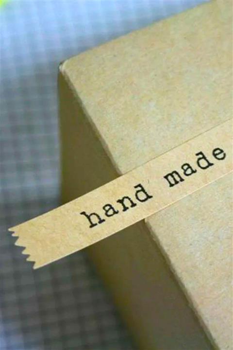 Dekorden Hand Made Sticket, Kraft 100 Adet