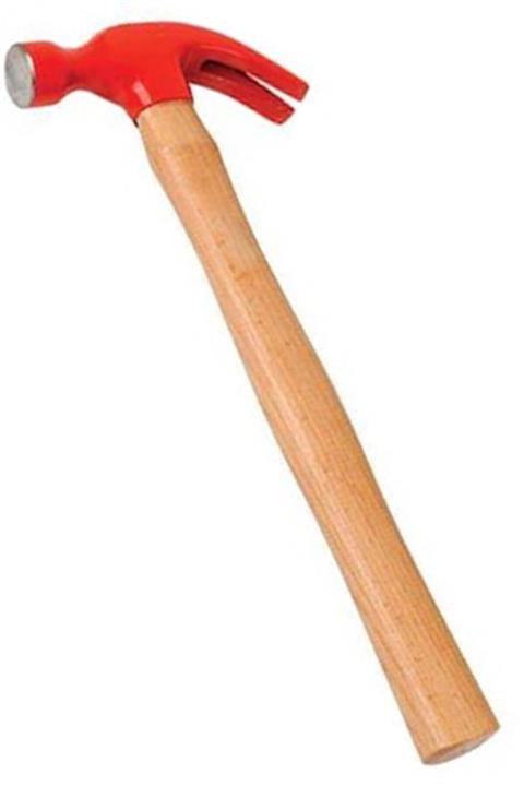 Markafox Jaws Çatal Çekiç Boyalı 300 Gr Kırmızı Çelik 1410