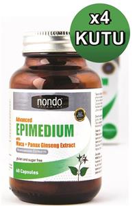 Nondo Advanced Epi Medium With Maca Panax Ginseng Extract 60 Kapsül 4 Adet