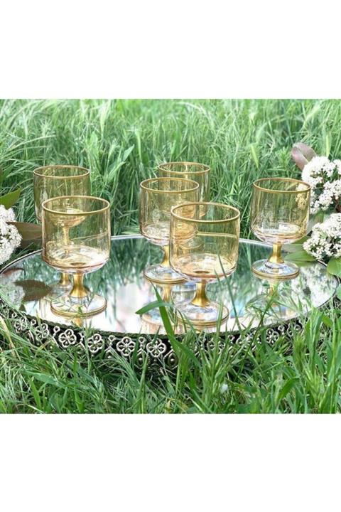 Paşabahçe 6'lı Cam Dondurmalık, Magnolia Kup, Cam Dondurma Kasesi, Kahveyanı Bardak