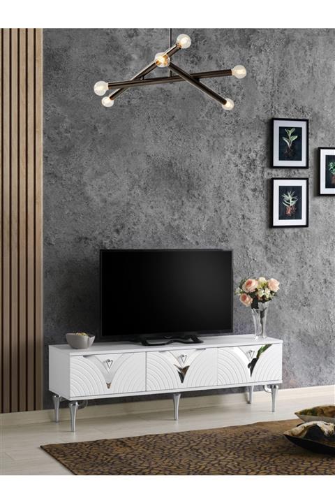 Mapa 150 Cm Vizyon Metal Ayak Tv Sehpası