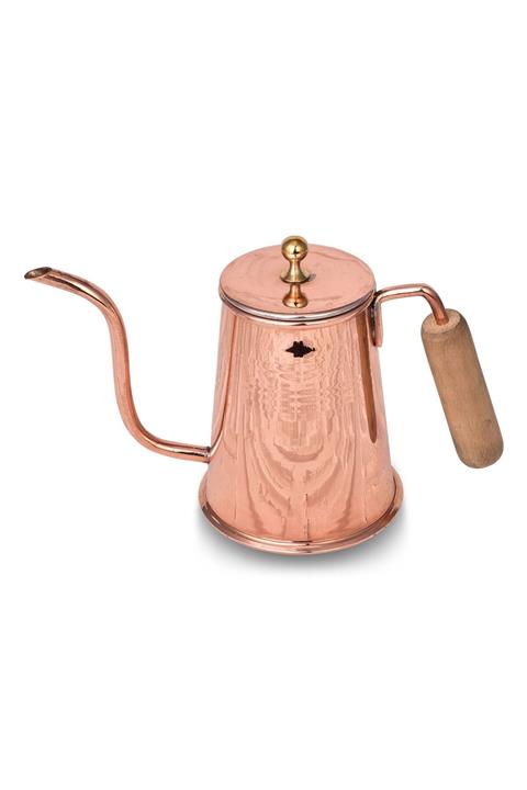 Saint Belisama Kahveevi Bakır Demlik-sütlük