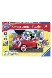 RAVENSBURGER 2x12 Parça Puzzle Walt Disney Mickey 075652