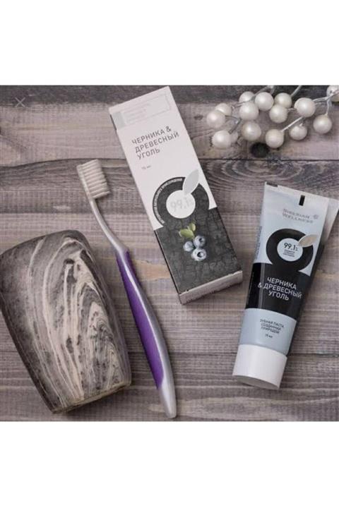 SIBERIAN WELNESS Siberian Wellness Toothpaste Bilberry And Charcoal