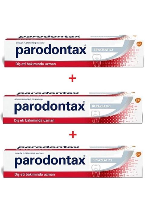 Parodontax Beyazlatıcı Diş Macunu Üçlü Set