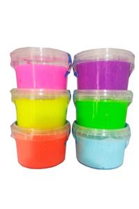 herevelazim Plastik Slime Oyun Jeli 6'lı Set 170 Gr