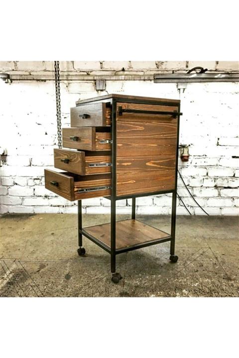 DEKOCADDE Pikan Dört Çekmeceli Komodin