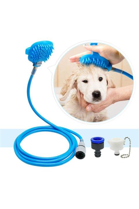 Bs İthalat Hayvan Yıkama Banyo Kiti Pet Bathing Tool - Masajlı
