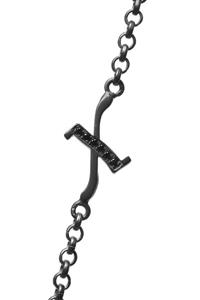 Agora Pırlanta Black Diamond Unisex X Harfi Siyah Pırlanta Bileklik