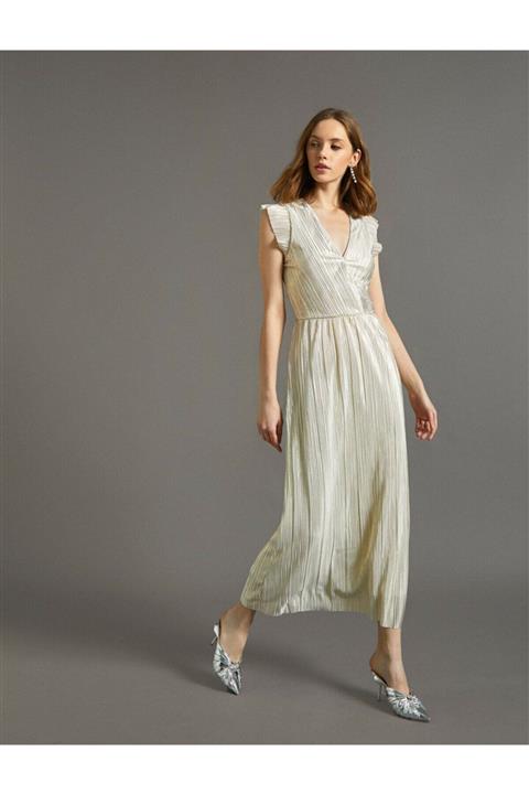 Koton V Yaka Elbise Abiye