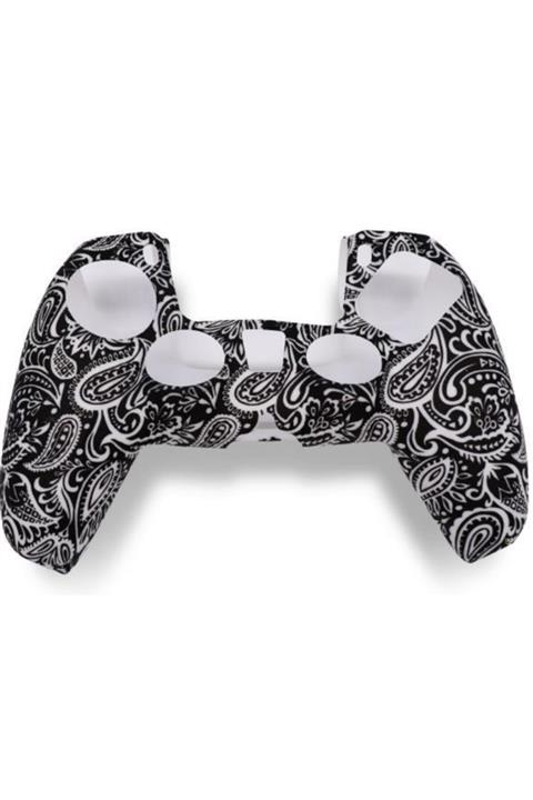 Konsol İstasyonu Beyaz Desen Playstation 5 Ps5 Kol Kılıfı  Dualshock 5 Kılıf