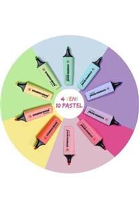Stabilo Stabılo Yeni Pastel Renkler Boss 10 Renk