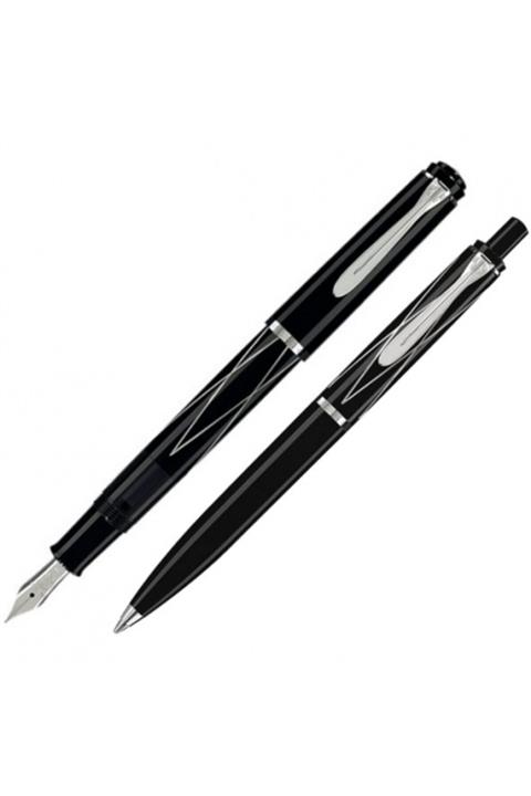 Pelikan Dolma + Tükenmez Kalem Souveran Mk215 Üçgen