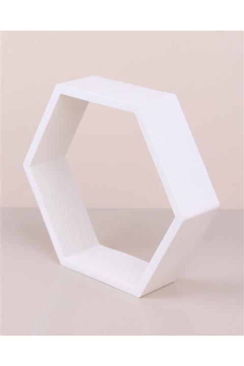 KRD Home Altıgen Duvar Rafı