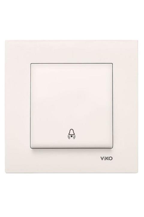 VİKO Karre Krem Zil Anahtarı