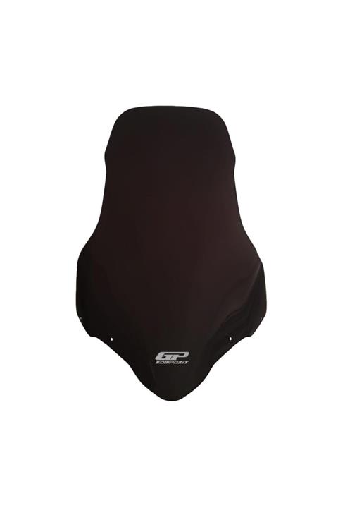 GP KOMPOZİT Bajaj Discover 125st/150st 2015-2017 Uyumlu Ön Cam Siyah 55 Cm